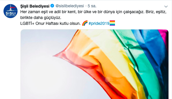 Şişli Belediyesi Onur Haftası’nı kutladı Kaos GL - LGBTİ+ Haber Portalı